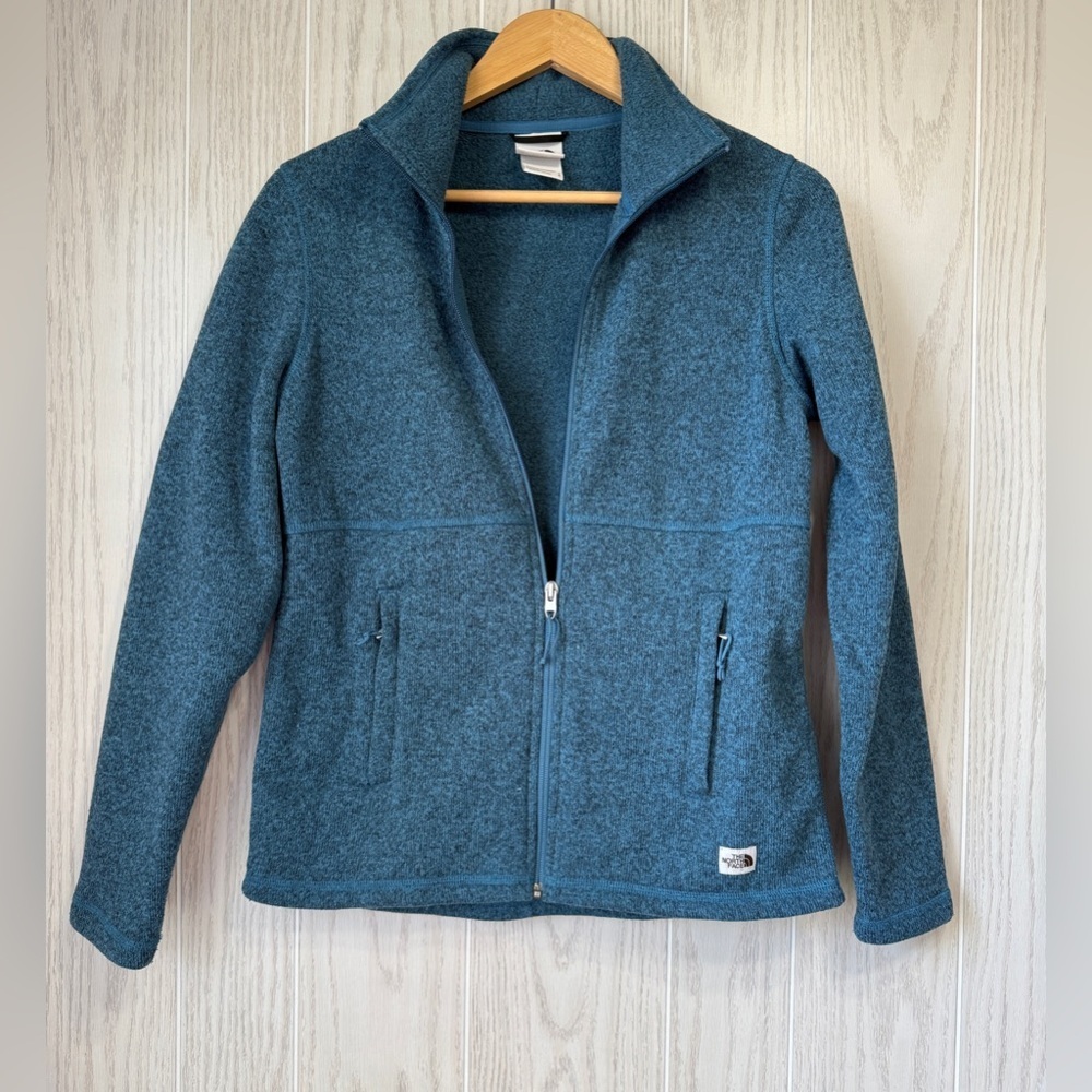 The North Face Polar Teal Full Zip Fleece Jacket Size SP - Picture 5 of 7